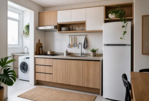 Armário modulado na cozinha: quando vale a pena e quais são os limites