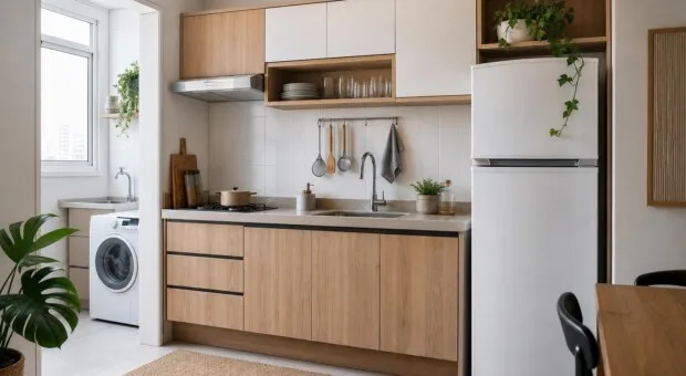 Armário modulado na cozinha: quando vale a pena e quais são os limites