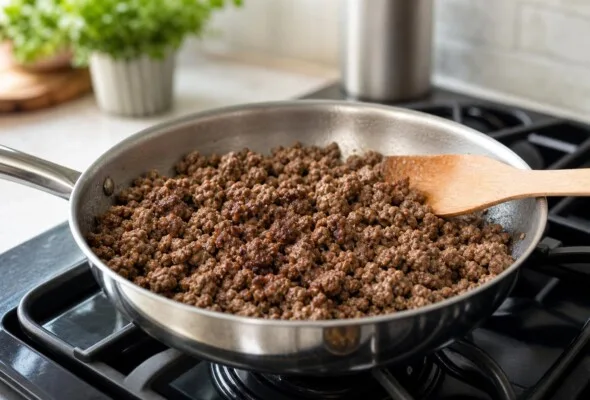 Carne moída pálida e aguada? O jeito certo de dourar sem ressecar