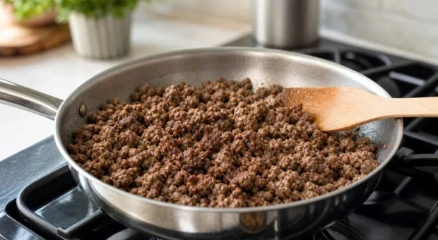 Carne moída pálida e aguada? O jeito certo de dourar sem ressecar