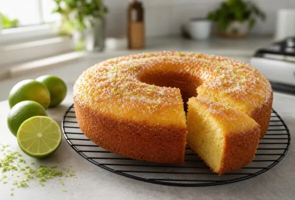 Bolo de limão com casquinha açucarada: como acertar o contraste