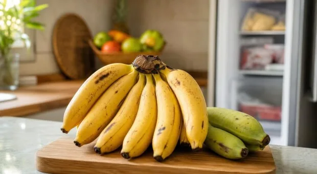 Banana madura rápido demais? O lugar certo para guardar não é a geladeira