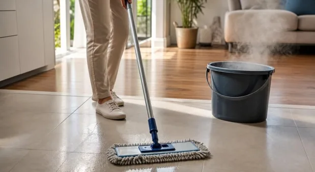 Água quente no chão: em quais pisos ela pode causar danos