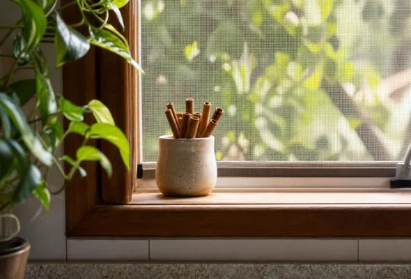 Canela na janela afasta insetos? O que se sabe sobre esse uso em casa