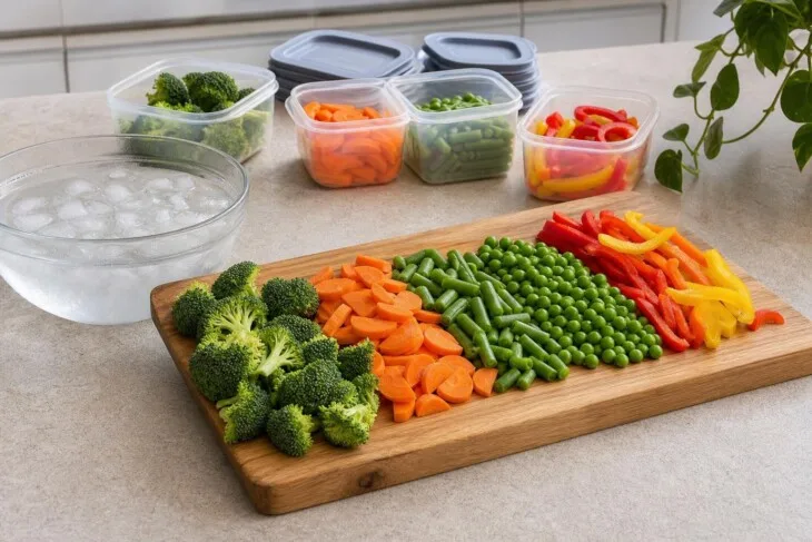 5 legumes para congelar e adiantar o cardápio com menos perda de textura