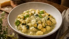 Nhoque de batata com abobrinha: o jantar cremoso para aproveitar os dias frios