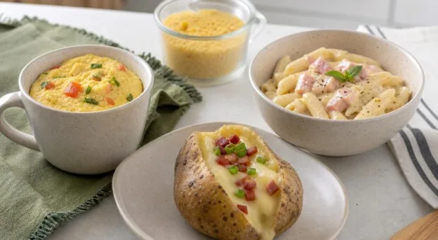 5 receitas salgadas para fazer no micro-ondas no dia a dia