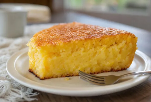 Bolo de milho cremoso sem ficar cru: como reconhecer o ponto certo