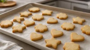 Biscoito amanteigado mantém o formato com dois cuidados antes do forno