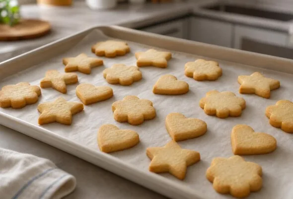 Biscoito amanteigado mantém o formato com dois cuidados antes do forno