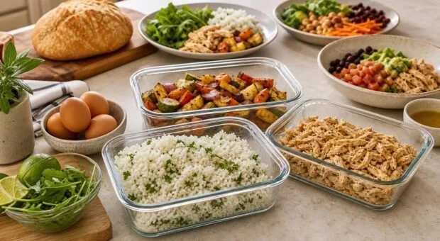 Cardápio semanal flexível começa por bases que aceitam mais de uma receita