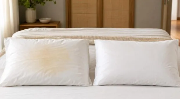 Fronhas amareladas: o método com 2 ingredientes para recuperar o branco