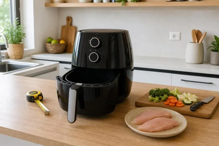 Air fryer grande nem sempre é melhor: como escolher pelo uso e espaço