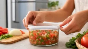Vinagrete azeda rápido? Como conservar com recipiente e temperatura