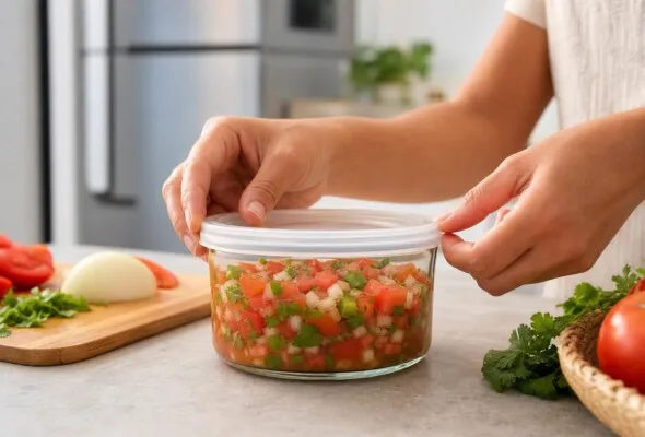 Vinagrete azeda rápido? Como conservar com recipiente e temperatura
