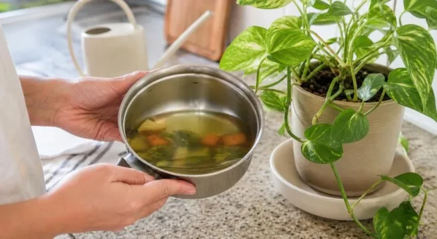 Água do cozimento nas plantas: quando usar e quando descartar