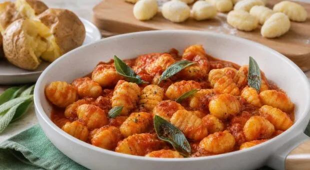 Nhoque de batata leve sem pedir muita farinha: umidade define a massa