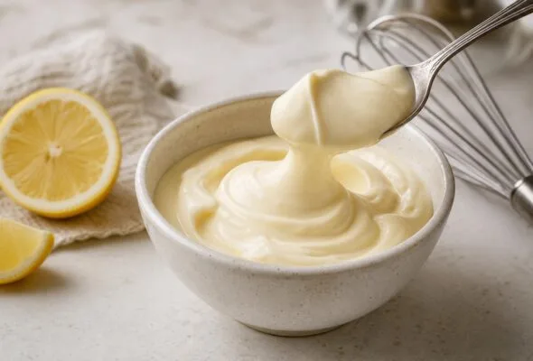 Maionese caseira firme sem separar: ingredientes na mesma temperatura ajudam