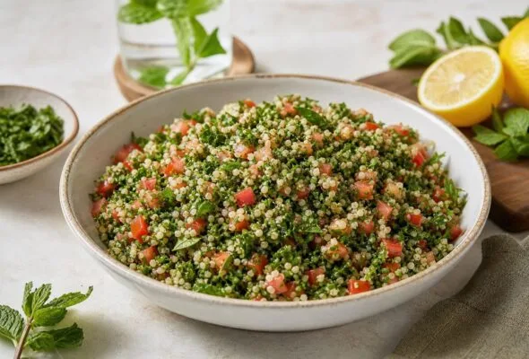 Tabule soltinho sem acumular líquido: trigo e tomate pedem preparos separados