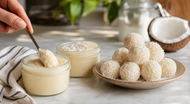 Beijinho macio sem grudar demais: coco e leite condensado pedem equilíbrio