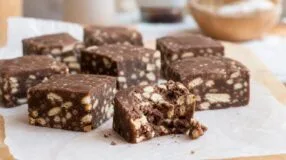 Palha italiana macia sem perder o corte: brigadeiro sai antes do ponto de enrolar