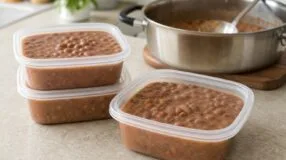 Feijão no freezer sem caldo separado: porção e resfriamento fazem diferença